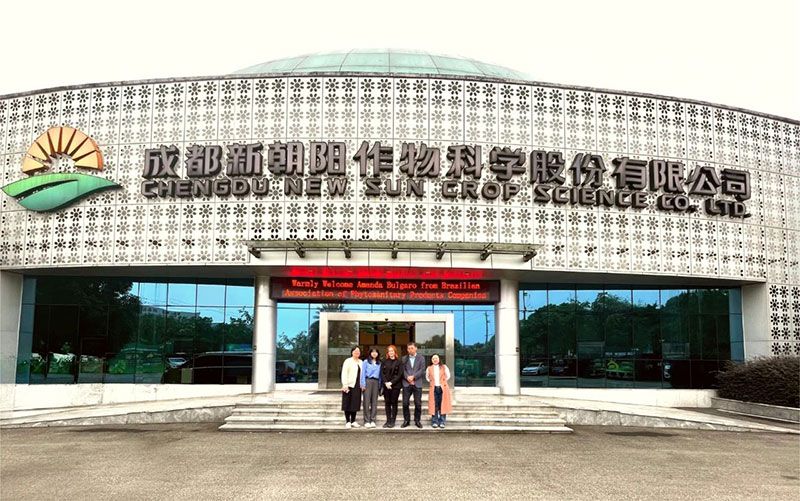 巴西國(guó)家植物保護(hù)產(chǎn)品協(xié)會(huì)專家訪問新朝陽，共探生物農(nóng)業(yè)合作新機(jī)遇